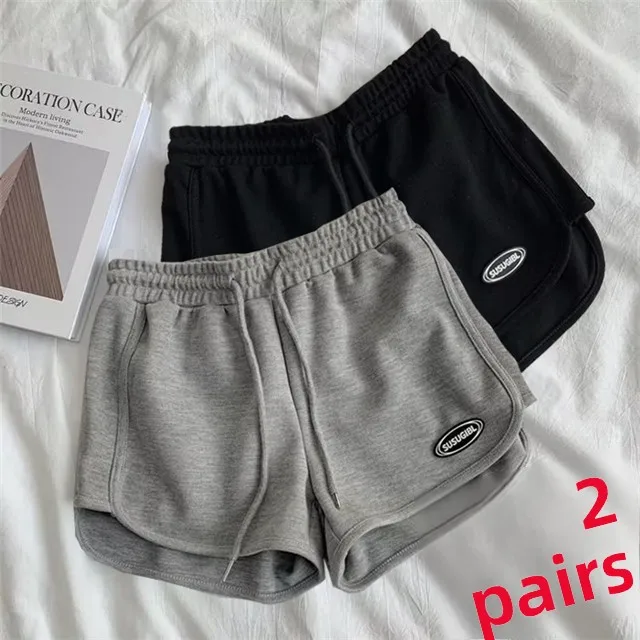 

ex Summer Thin Casual Loose Home Spwear ort Pants Tee-quarter Length Faionable Elastic Waist Youth Active Sle