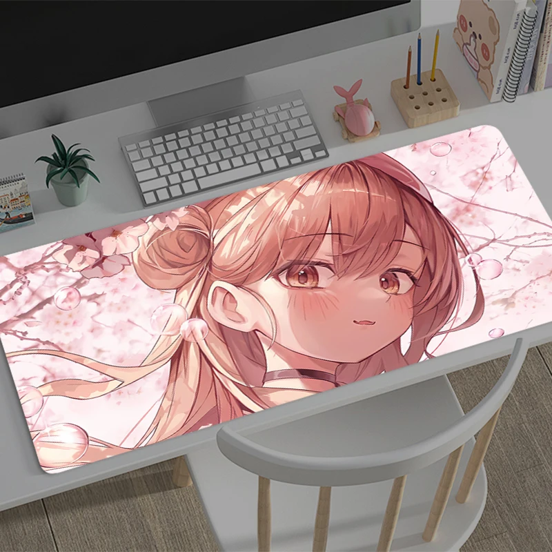 Alas Mouse Hitam Besar Bertahan Hidup Abadi Kembali Karet Keyboard Mouse Karpet Anti-Slip Gamer Mouse Pad Coaster PC Karpet Mousepad