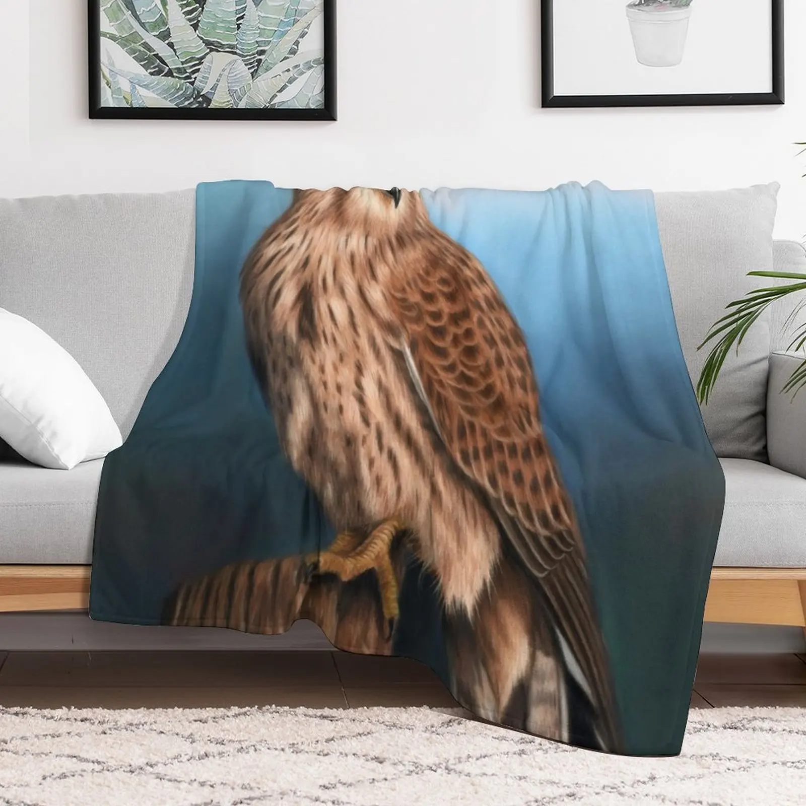 Kestrel Bird Throw Blanket Summer Beddings Decorative Throw Heavy Bed covers Blankets