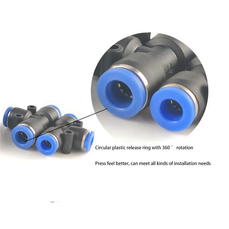 

Misting Nozzle Kit 1/4-Inch With Nozzle Spray Cooling Device Connectors For Outdoor Water Mister Cooling System 50Pcs