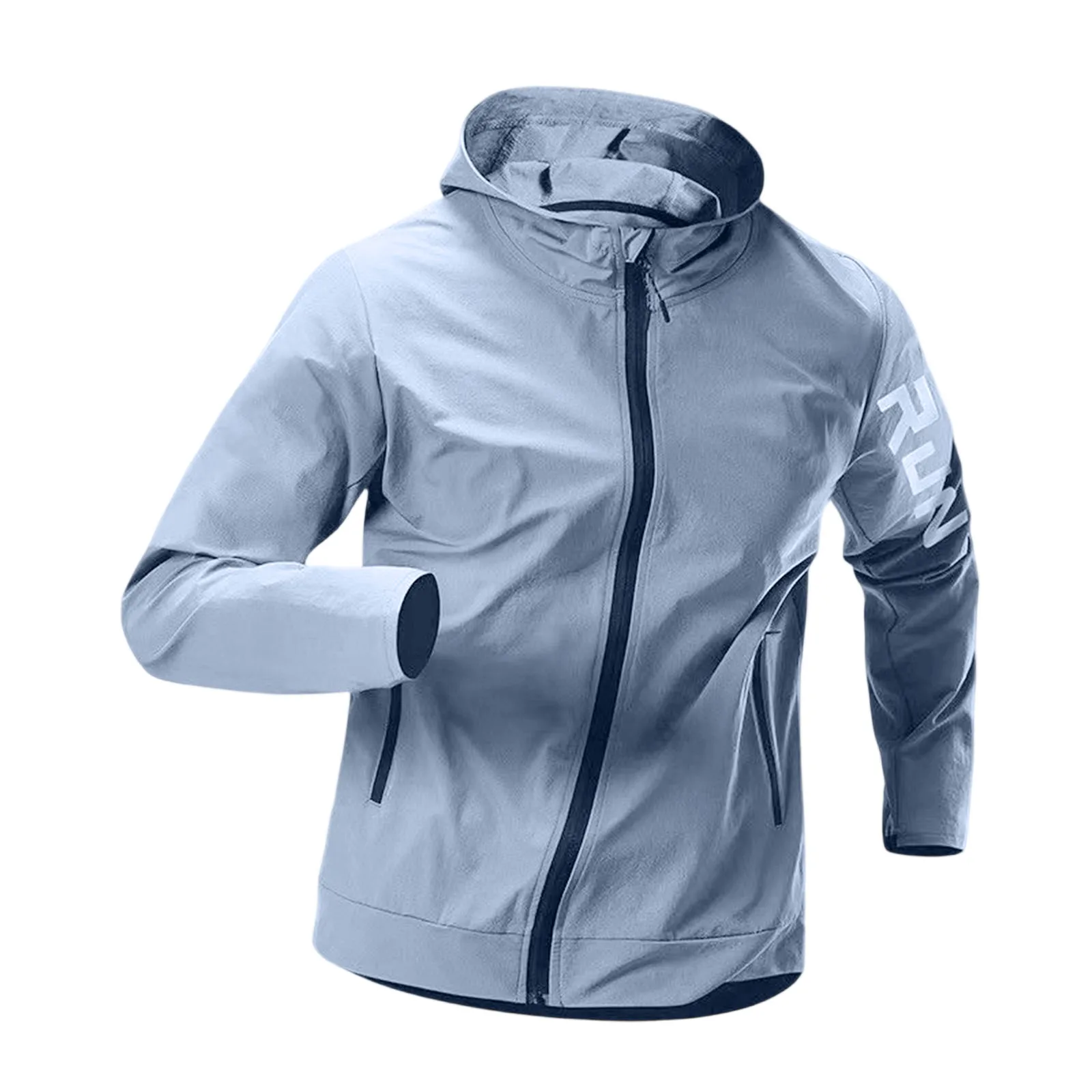 Men'S Running Clothes Lightweight Long Sleeve Loose Quick Drying Clothes Training Cycling Fitness Sports Running Jacket