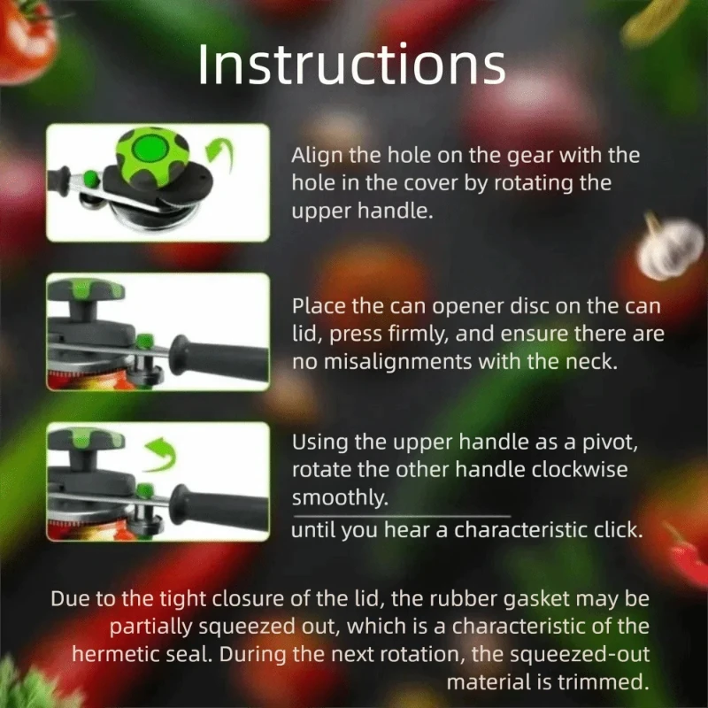 Labor-Saving Handheld Manual Can Sealer High Hardness Portable Tin Can Seaming Machine