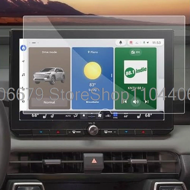 

For Toyota RAV4 Accessories RAV4 2026 Limited/Adventure/TRD Off-Road 12.9inch car Navigation Tempered Glass Screen protector﻿