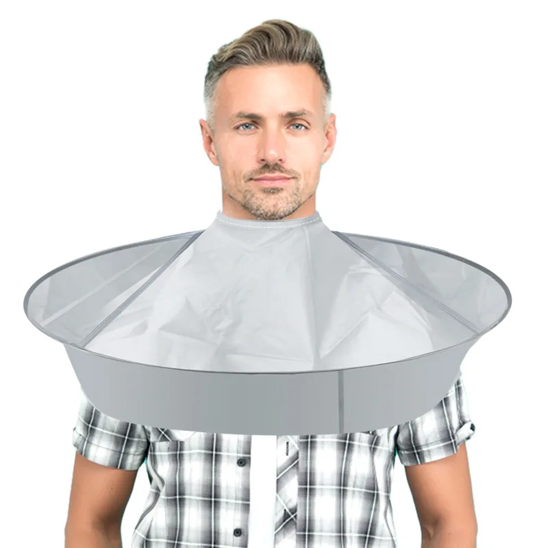 Professional Hairdressing Apron Fast Cut Hood for Adults Hair Cutting Salon Gown Adult Shaving Apron Easy to Wear And Remove