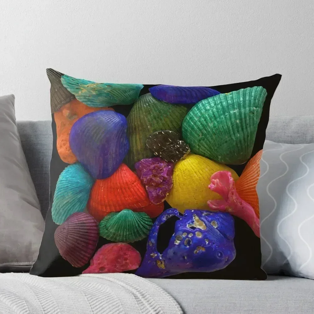 

Florida sea shells Throw Pillow Rectangular Cushion Cover Pillow Covers Decorative Sofa Cushions Covers pillow