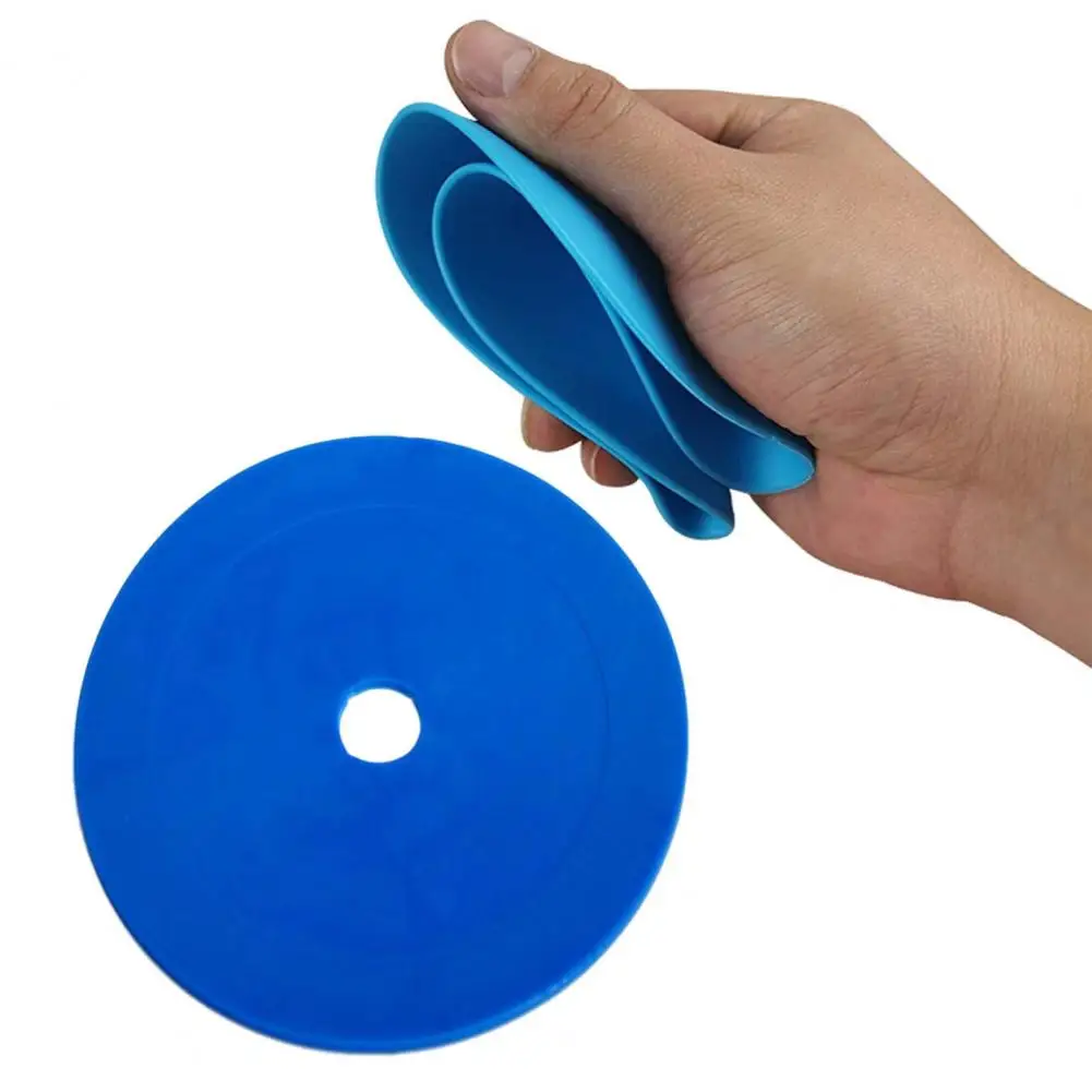 

15 см футбольная тренировочная табличка, нескользящая тренировочная футбольная тренировочная препятствие, круглый диск, футбольная спортивная ловкость для упражнений