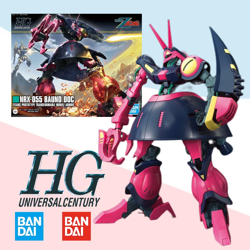 

Bandai Original box HG 1/144 NRX-055 BAUND DOC mobile suit full Action Anime plastic Robot model kit Assembly toy gift for kids