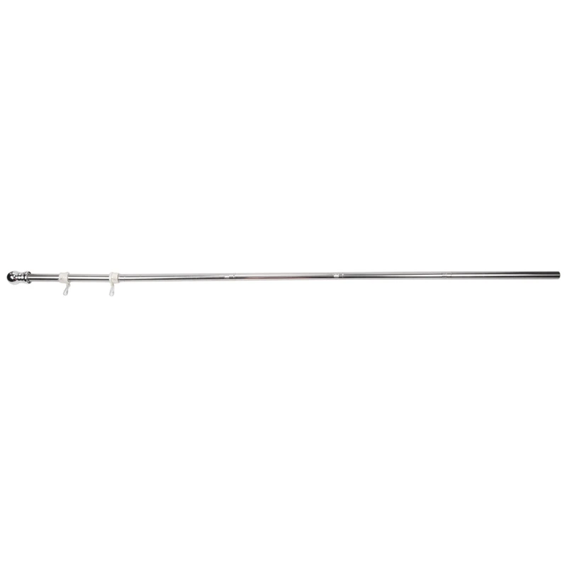 B62B-Flagpole, Stainless Steel Flagpole, Suitable For House Courtyard Garden, Anti-Rust Flag Holder (Silver Pole Only)