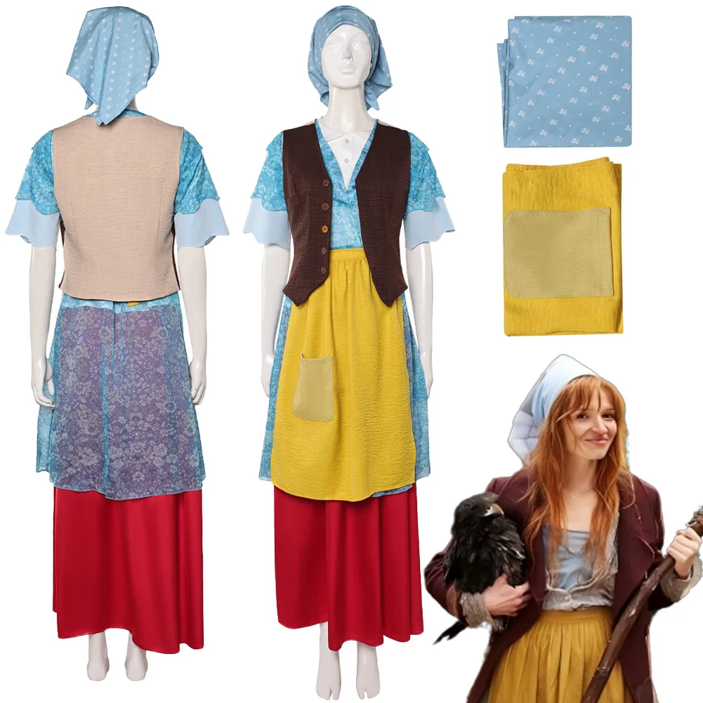 

Нарядное платье Karoline Little Witch, косплей для женщин, одежда 2018, костюм из фильма для взрослых женщин, фантазийные наряды для ролевых игр