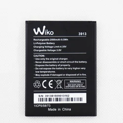 2500mAh Replacement 3913 Battery For WIKO 3913 LENNY4 LENNY 4 Mobile Phone Batteries