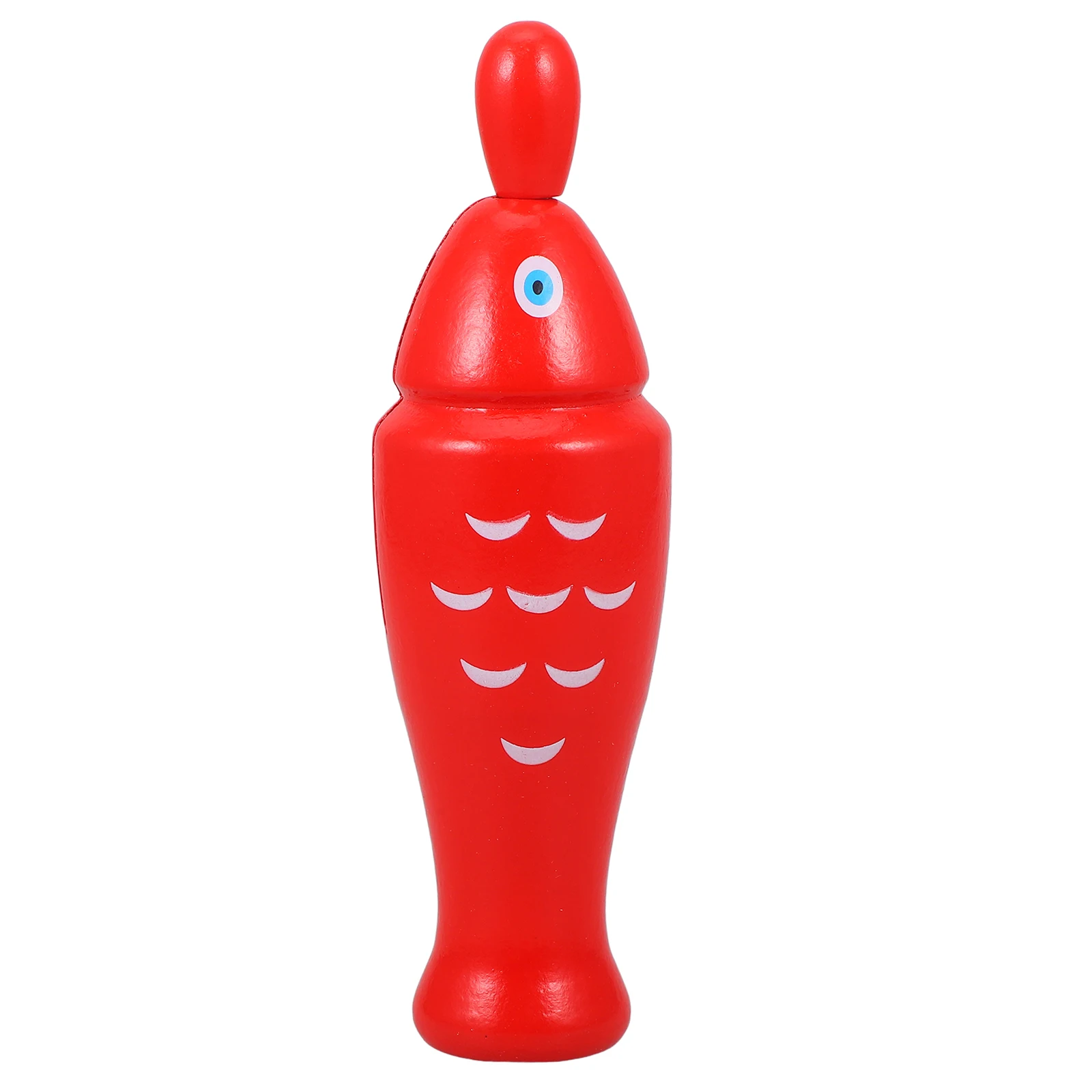 

1 set 1 Set Fish Shape Guiro Percussion Instrument Wooden Kids Musical Toddler Plaything Wood Tone Block Educational Tool Early