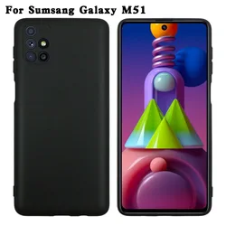 For Samsung M51 Case Silicone Soft TPU Phone Back Cover Case For Samsung Galaxy M51 Case Coque Capa Bumper