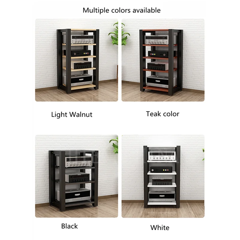 DK-017 wzmacniacz regulowana moc sprzęt szafa dźwięku wideo szafka stalowa i drewniany wspornik stojak 2/3/4/5 warstwa
