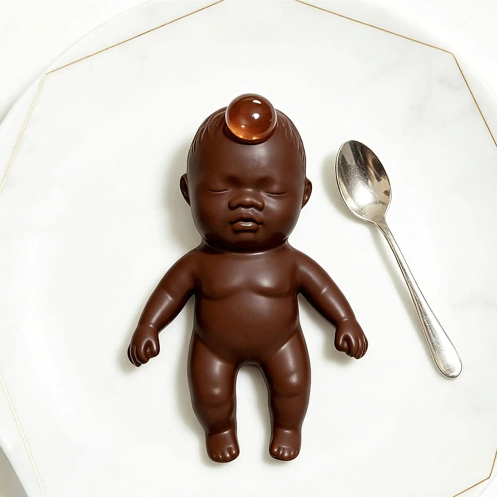 Candy Molds Silicone Nonstick Heat-Resistant Doll Reusable Chocolate Baking Molds For Cake Fondant Mousse Cookie Dessert Resin view 3