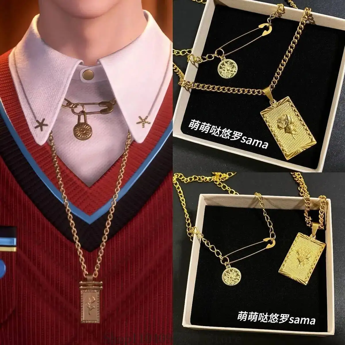 

Anime GAME Love And Deepspace Rafayel Anime Cosplay Handmade Bracelets Jewelry Necklace Game Accessories Props Gift