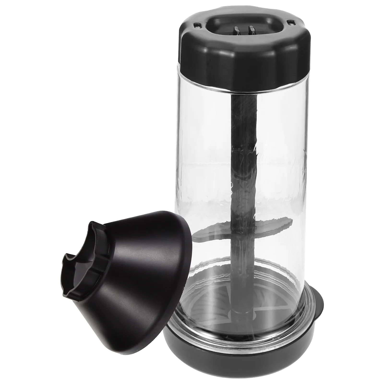 

Flour Sieve Mixing Cup Handheld White Plastic Baking Tool Powder Strainer Kitchen Gadgets Flour Sifter For Baking Semi Automatic