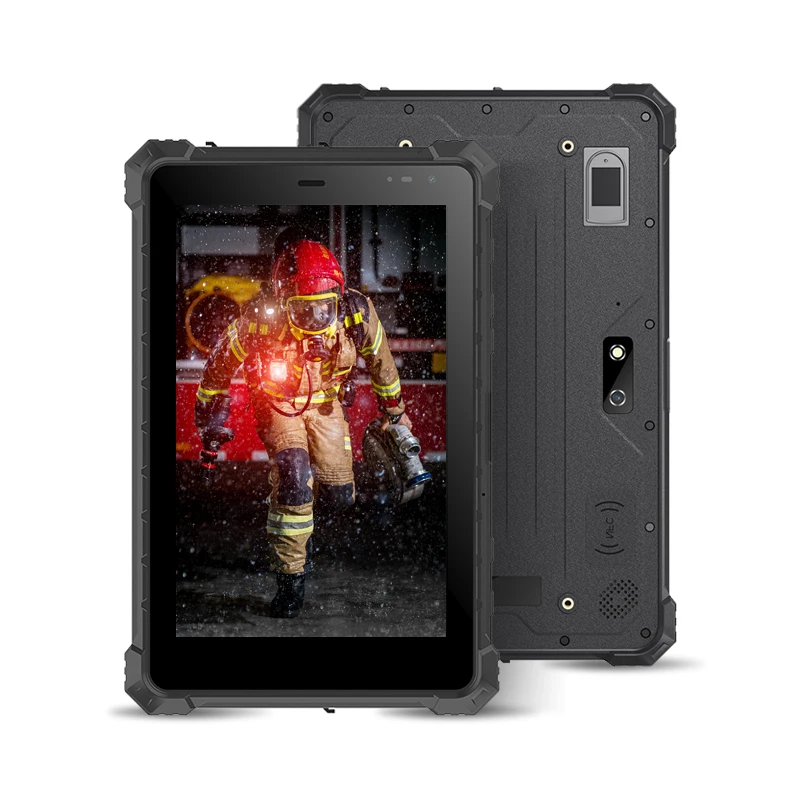 W80N Global 5G Tablet industriale robusto 8" 1920x1200 700cd/m2 Win11/Ubuntu 16G+256G IP68 EX/KAMA Certificato con Finge FBI/Polizia