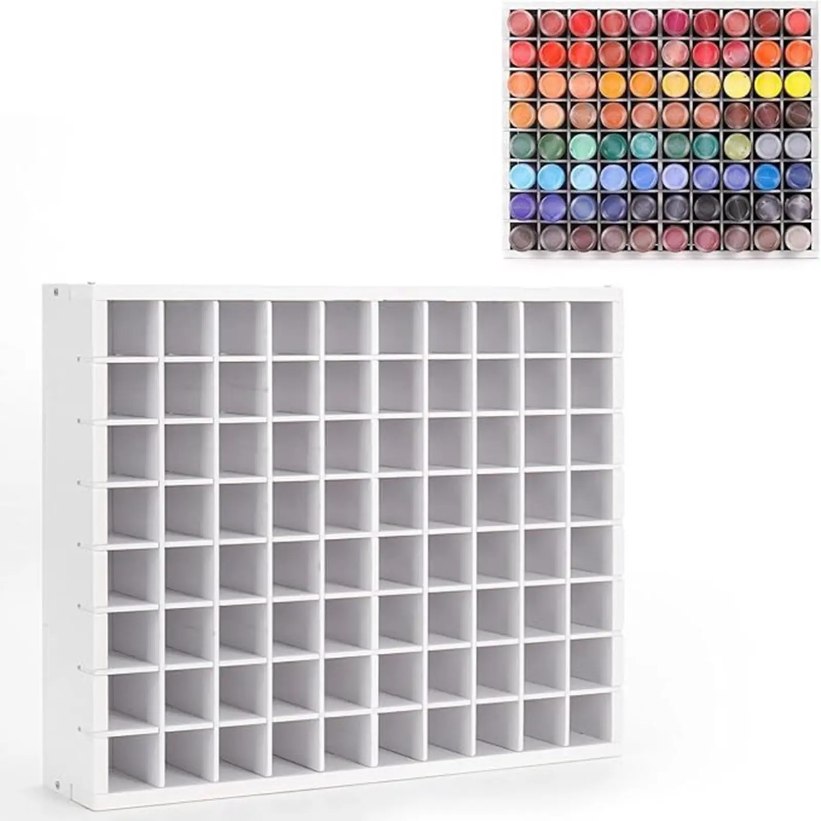 منظم تخزين الطلاء الحرفي، أداة فنية للرسام لطلاء الأكريليك بوزن 2 أونصة، حامل تخزين الطلاء وحامل الطلاء الحرفي