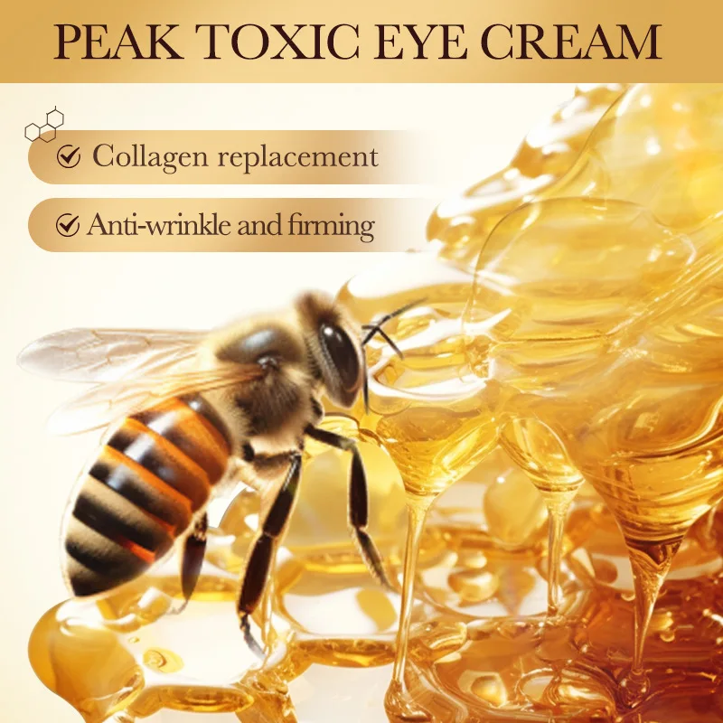 Bee Venom Anti-Wrinkle Eye Cream 20g Improves Dryness, Repairs and Nourishes Area after Using, Reduce Wrinkles and Aging the Eye