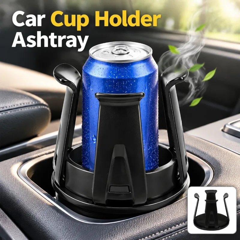 Car Cup Holder Limiter Suction‑Mounted Beverage Slot Fixing Bracket Floating Mini Table Board Vehicle Anti‑Slip Stabilizer Auto