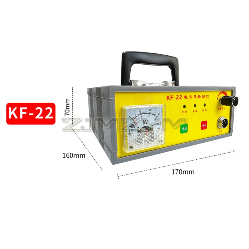 KF-22 Electric Spark Leak Detector Metal Anticorrosive Coating Testing 0.05-10mm Rechargeable Holiday Detector Pinhole Tester - view 3