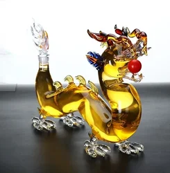Whiskey Decanter for Liquor Scotch Bourbon Dragon Shaped Design Cool Amazing Lead-free Home Party