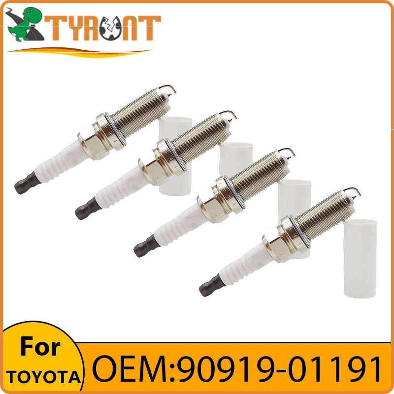 

TYRNT Spark Plug #90919-01191 For TOYOTA Land Cruiser Prado Yaris Hiace Hilux 4 Runner Tundra Lexus GX LS LX Replacement Part