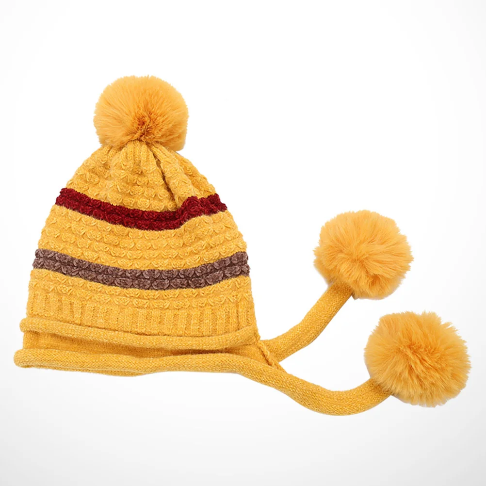 

Women'S Fleece-Lined Knitted Winter Hat Warm Wool Cap For Cold Weather Ear Protection Skiing Snowboarding Hiking Gift