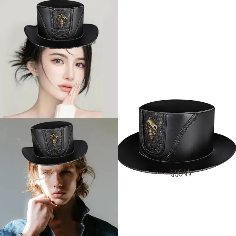 a52e-steampunk-top-hat-for-adult-pu-leathers-magician-cap-vintage-victorian-cosplay-costume-hat-women-men-halloween-party-hat