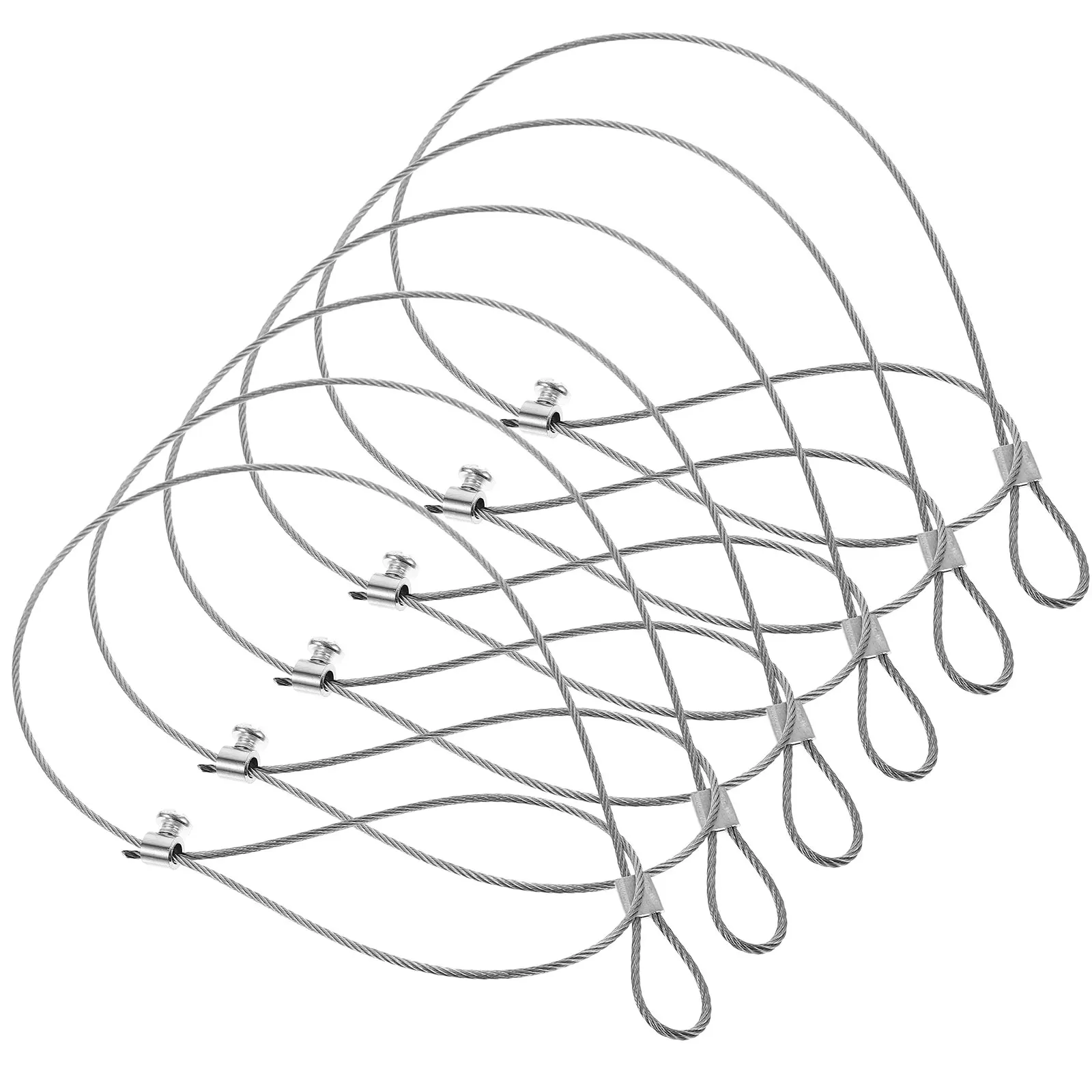 6 قطعة بوابة مزلاج كابل سحب مقاومة للصدأ 304 الفولاذ المقاوم للصدأ مرنة بوابة السياج فتاحة لأمن البوابات الخشبية المعدنية