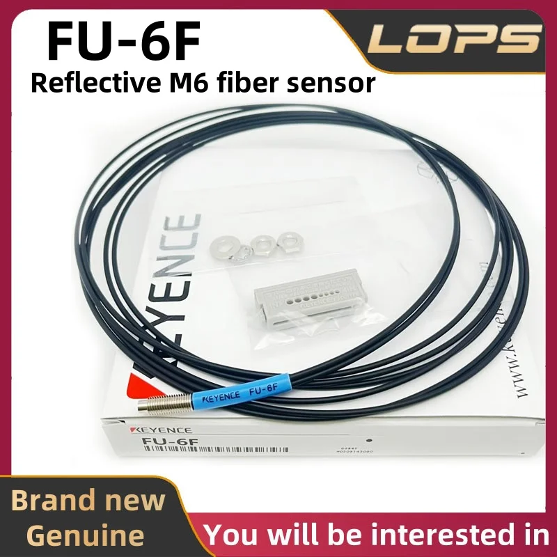 FU-6F KEYENCE Reflective M6 Fiber Optic Sensor,welcome to consult.