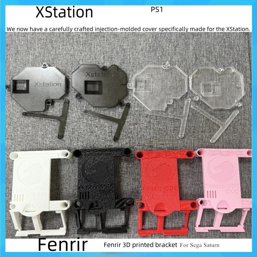 Płyta Pokrywy Wtryskowej XStation PS1 i Uchwyt Fenrir Wydrukowany w 3D dla Sega Saturn — zdjęcie produktu 4