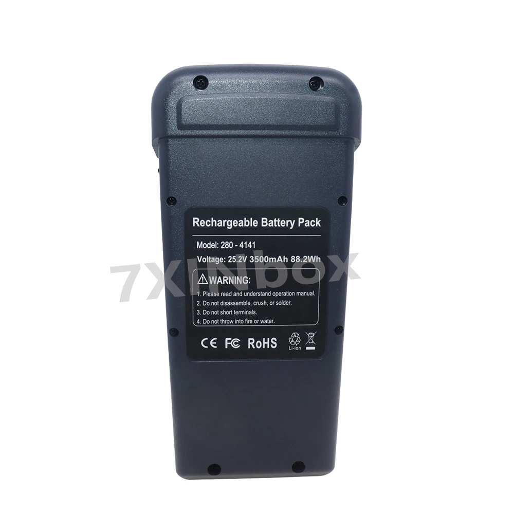 7XINbox 280-4141 25.2V 88.2Wh 3500mAh Rechargeable Battery For Bissell 4141, 4143,4026,4031,4039,4051,4052 Vacuum Cleaner
