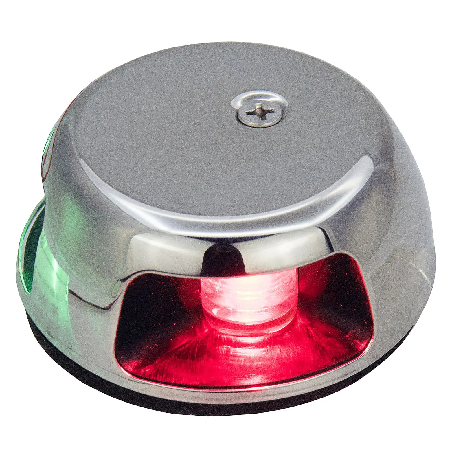 LED Navigation Lights 12V Bi-color Bow Light Stainless Steel for Boat Yacht Sailing Warning Light Lamp