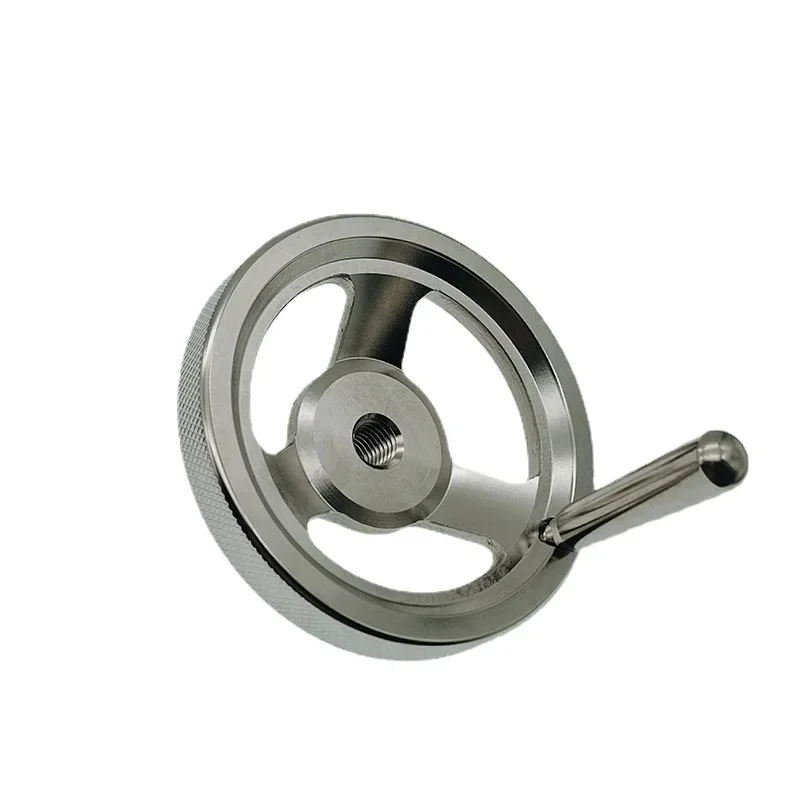 Threaded Handwheel Handle Stainless Steel  Machine Tool Mechanical L Valve