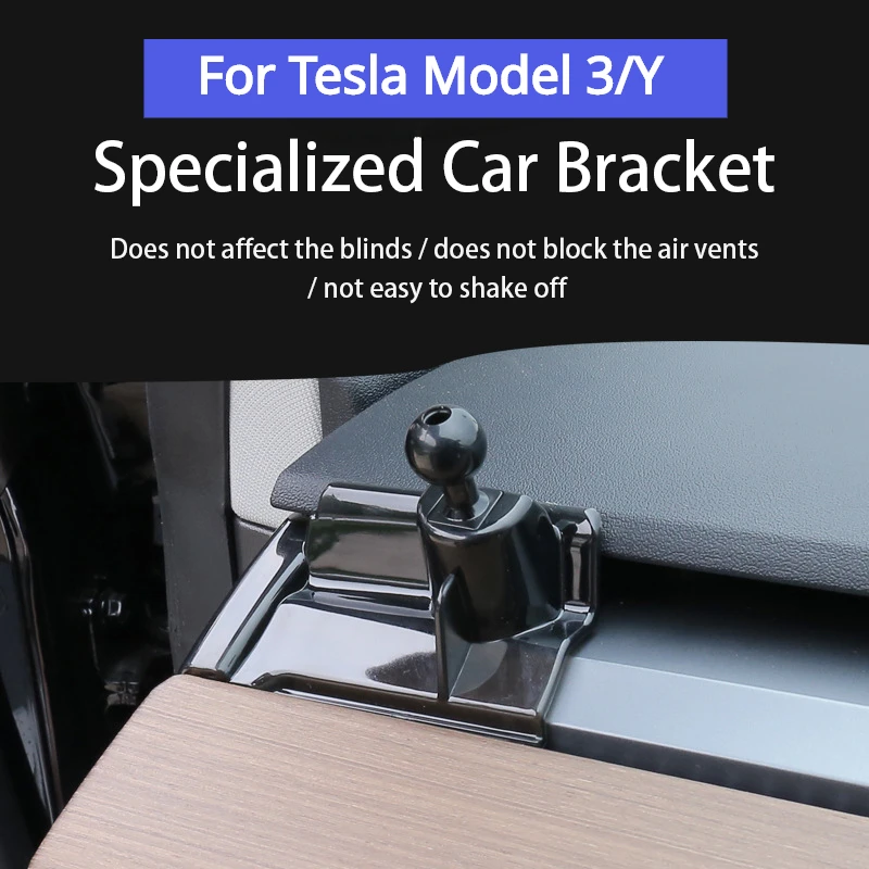 

Car Mobile Phone Holder Navigation Bracket Dedicated Base For Tesla Model 3 Model Y S X Car Air Outlet Bracket