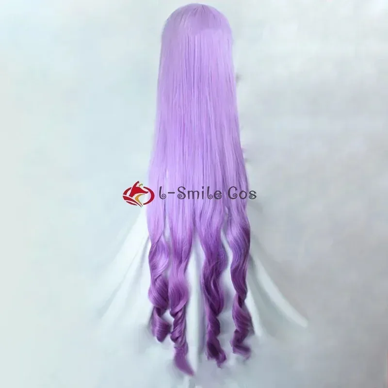 

CyAnime MACROSS DELTA Mikumo Guynemer Фиолетовый Синий Градиент Косплей Парик С Зажимами Для Хвоста Термостойкие Синтетические Волосы + Парик C