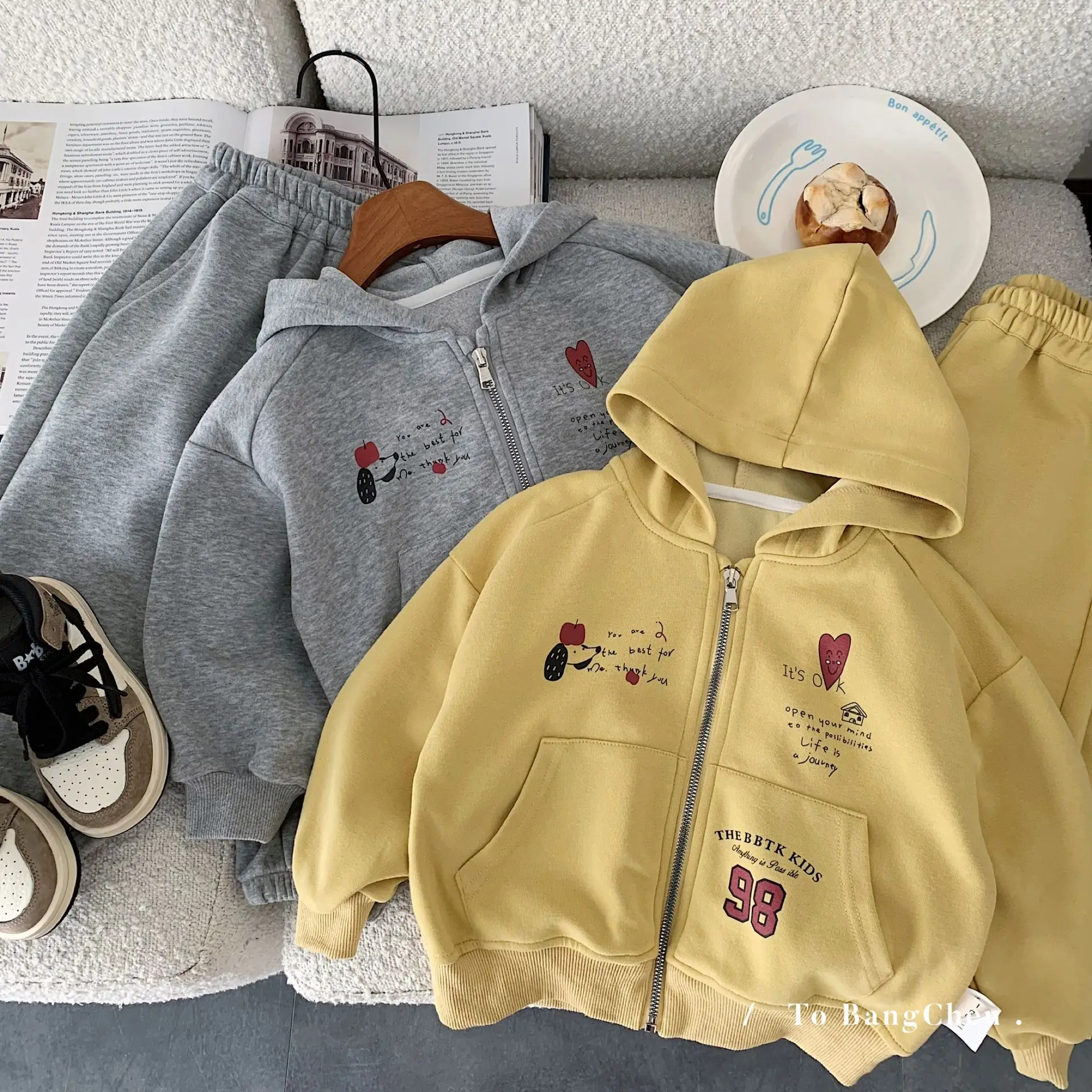 

Kids Clothes Sets 2025 Spring Autumn Zipper Jackets+pants Sport Suits for Boys Girls Tracksuits Toddler Outfits Baby Clothes