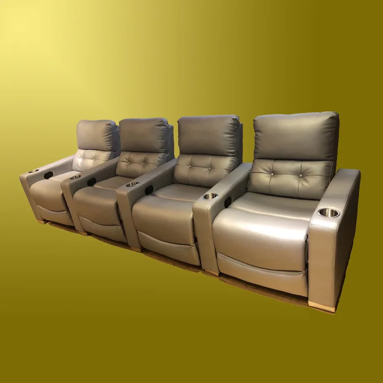 

Movie room sofa home movie hall private function electric home theater sofa three people in space