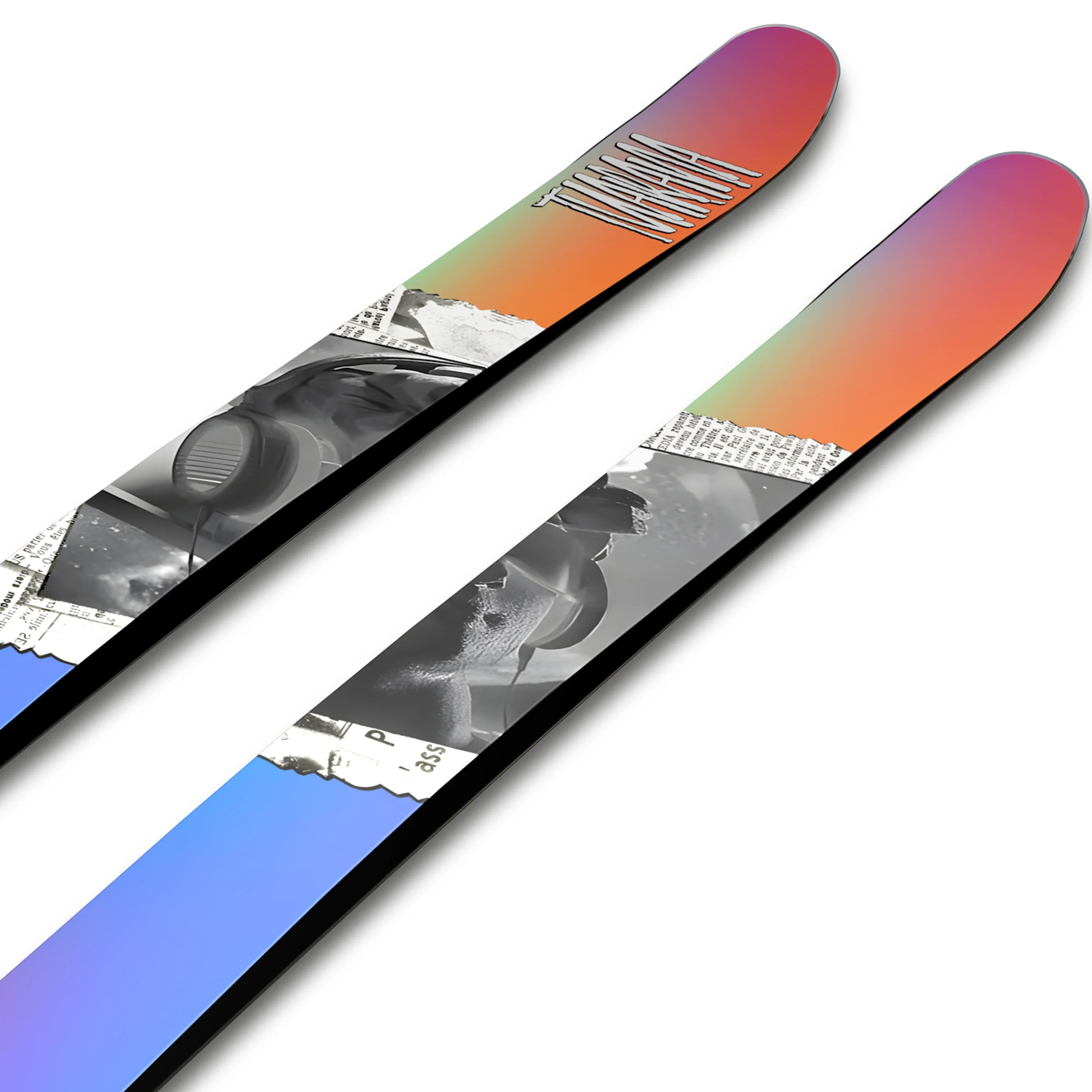 New Season Soft Light Durable Park All Mountain Rail Jib Freestyle Skis Twin Tip Alpine Ski