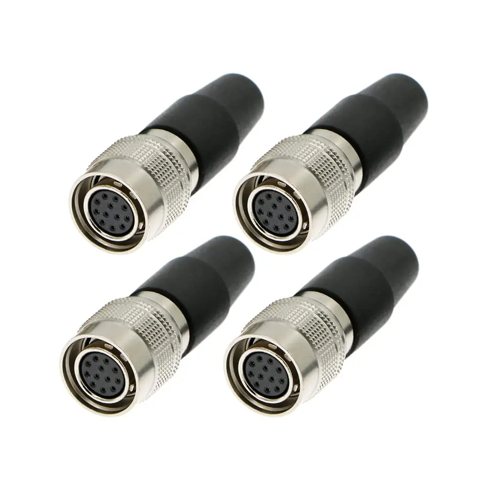 

Совместимый с Alvins разъем Hirose HR10A-10P-12S Hirose 12-контактный разъем Hirose для Sony DXC | Камера Basler Aviator GigE