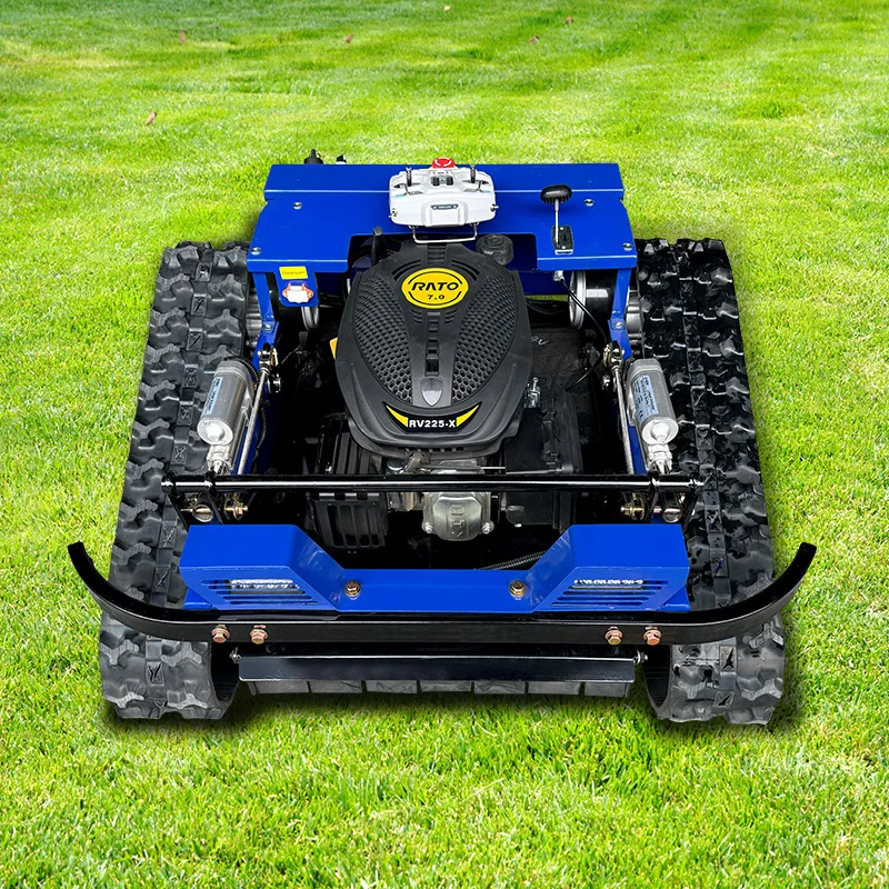 

Customized Self Propelled Garden Upgraded Version Grass Cutting Zero Turn Robotic Crawler Robot Weed Remote Control Lawn Mower