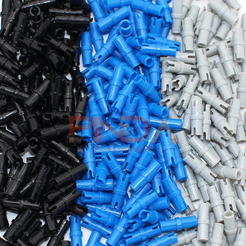 

50pcs/bag Technology 2780 Pin with Friction Ridges Lengthwise WITH Center Slots Bricks Building Blocks Accessories Mechanical