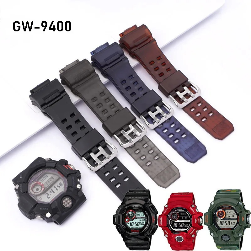 for Casio GW-9400 Men Replacement Sport Waterproof Wrist Band Bracelet Accessories gw9400 for Men Watch Strap Replace bands