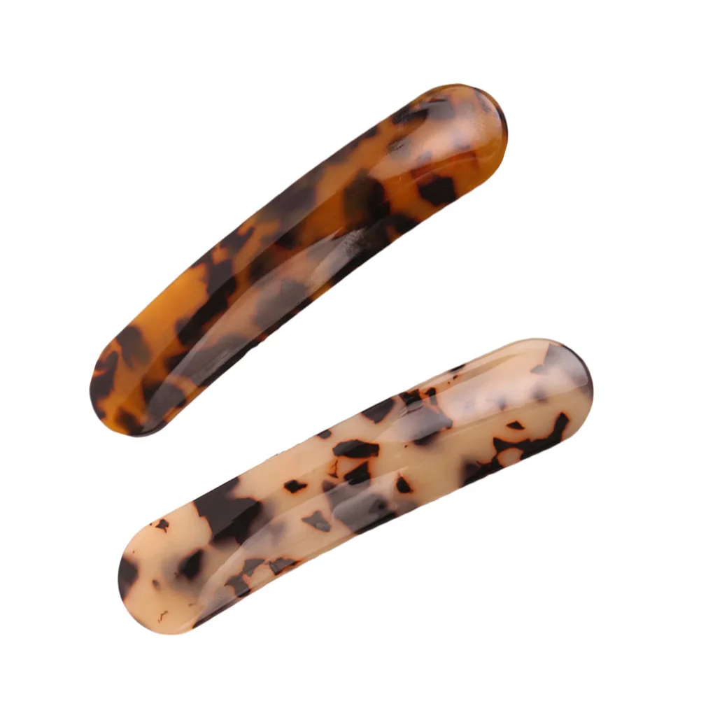 

2pcs Marble Hair Clips For Women Long Hair Barrettes Bobby Pins Easy Grip Strong Hold Elegant Stylish Accessories