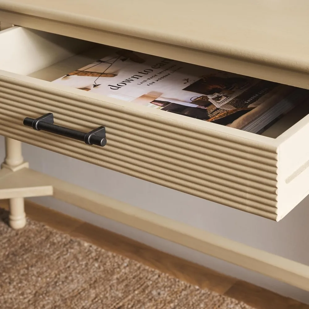 Biurko z 2 szufladami Home Collection Layce Natural Brown