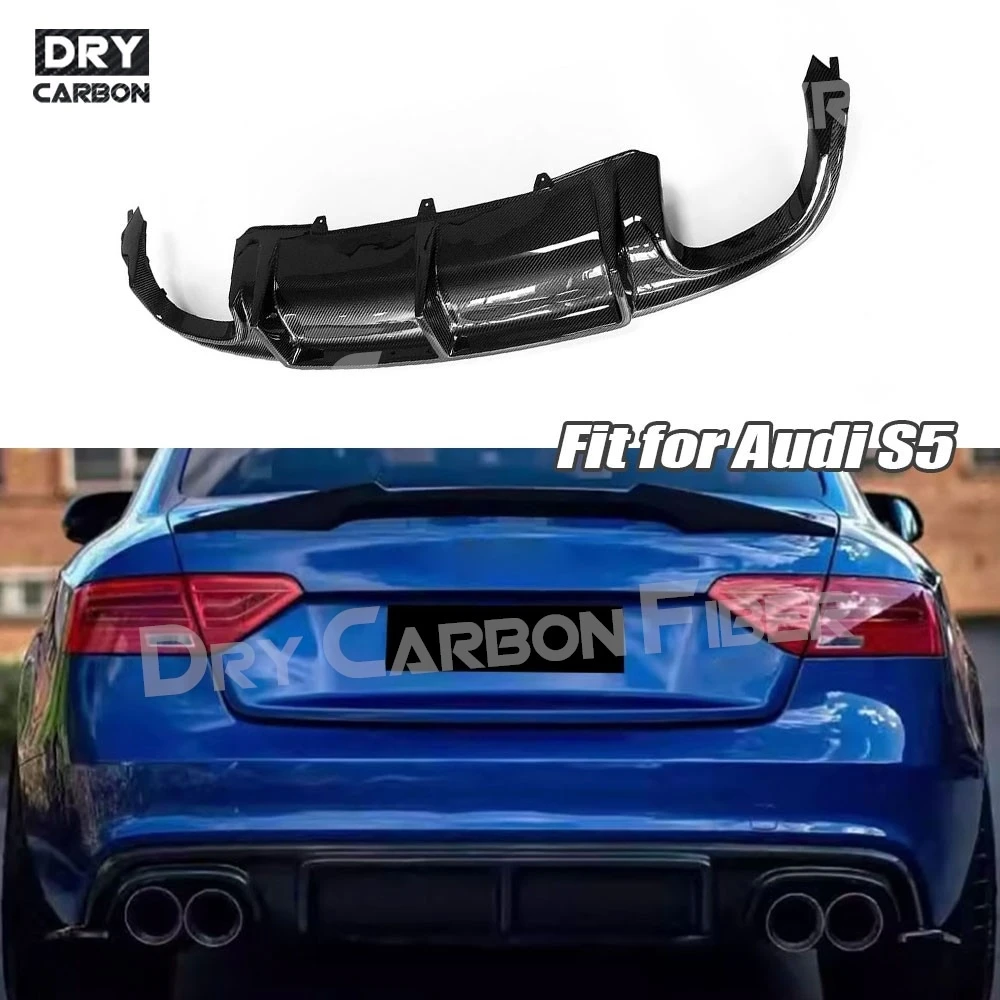 Für Audi A5 Sline S5 B8.5 Coupé Limousine 2012-2017 Heckstoßstangen-Diffusor Auto-Zubehör Karosserie-Kit Exterieur-Zubehör