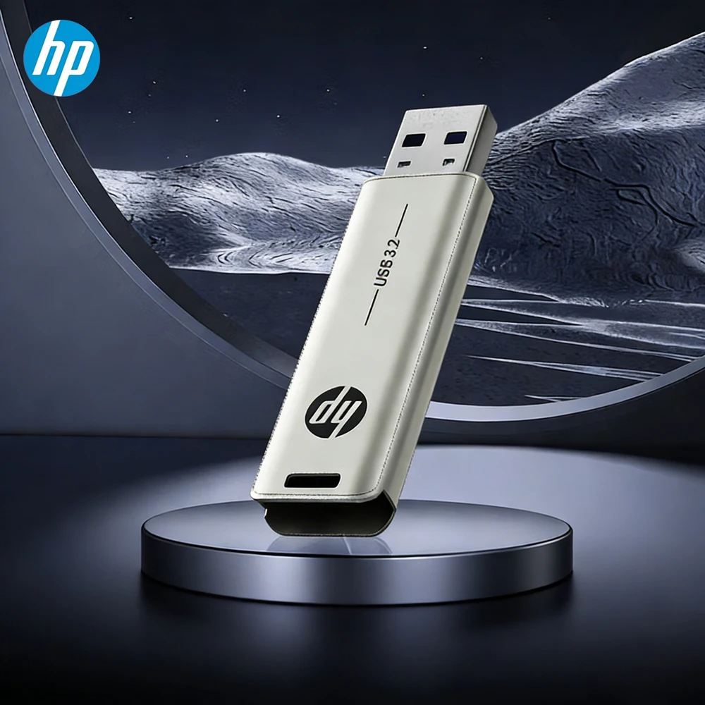 HP USB3.2 Pen Drive 32GB 64GB 128GB 256GB High Speed Metal Casing USB Flash Drive for PC Desktop Laptop Mac Systems