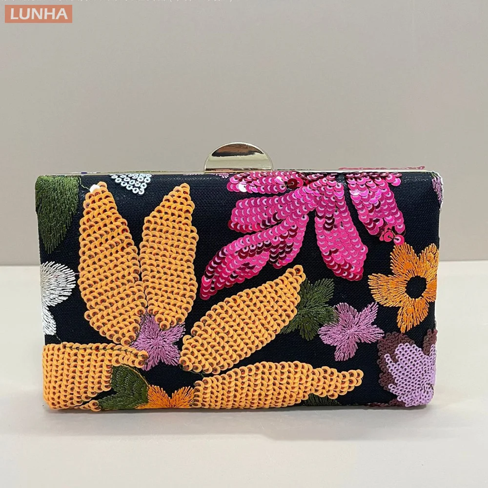 

Sequin Clutch Bag Luxury Sparkling Female Banquet Bag Hand-woven Dinner Bag For Wedding Bags Party Cocktails