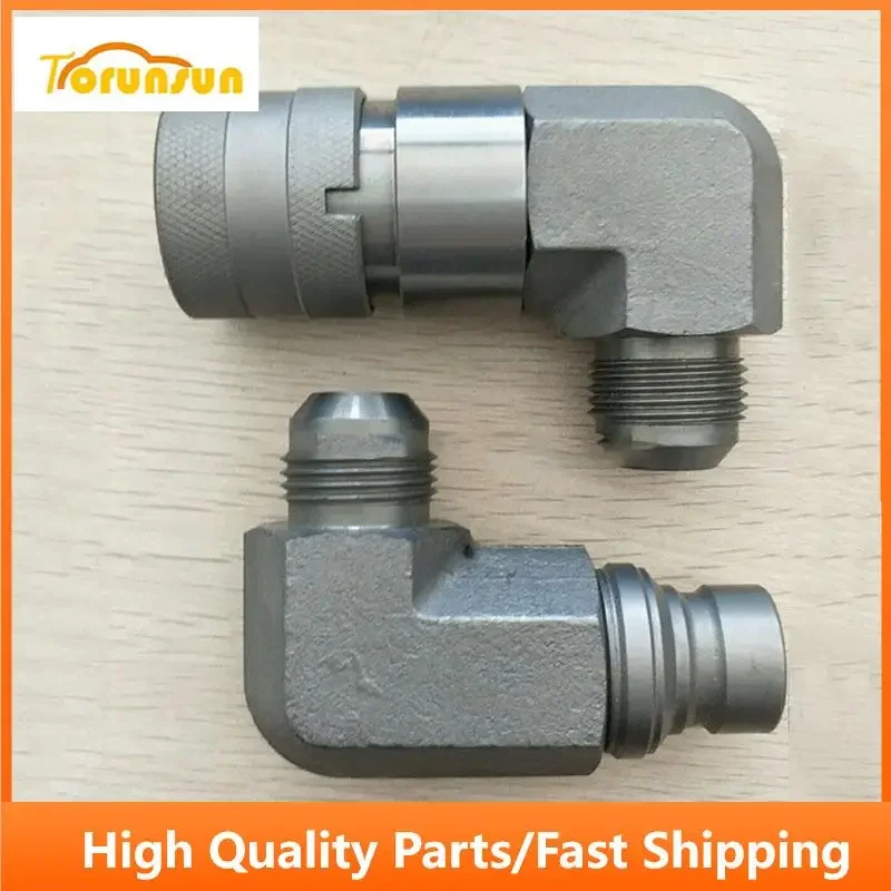 Male Female Hydraulic Flat Coupler 7246795 7246781 for Bobcat Skid Steer Loader